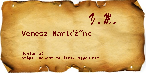 Venesz Marléne névjegykártya
